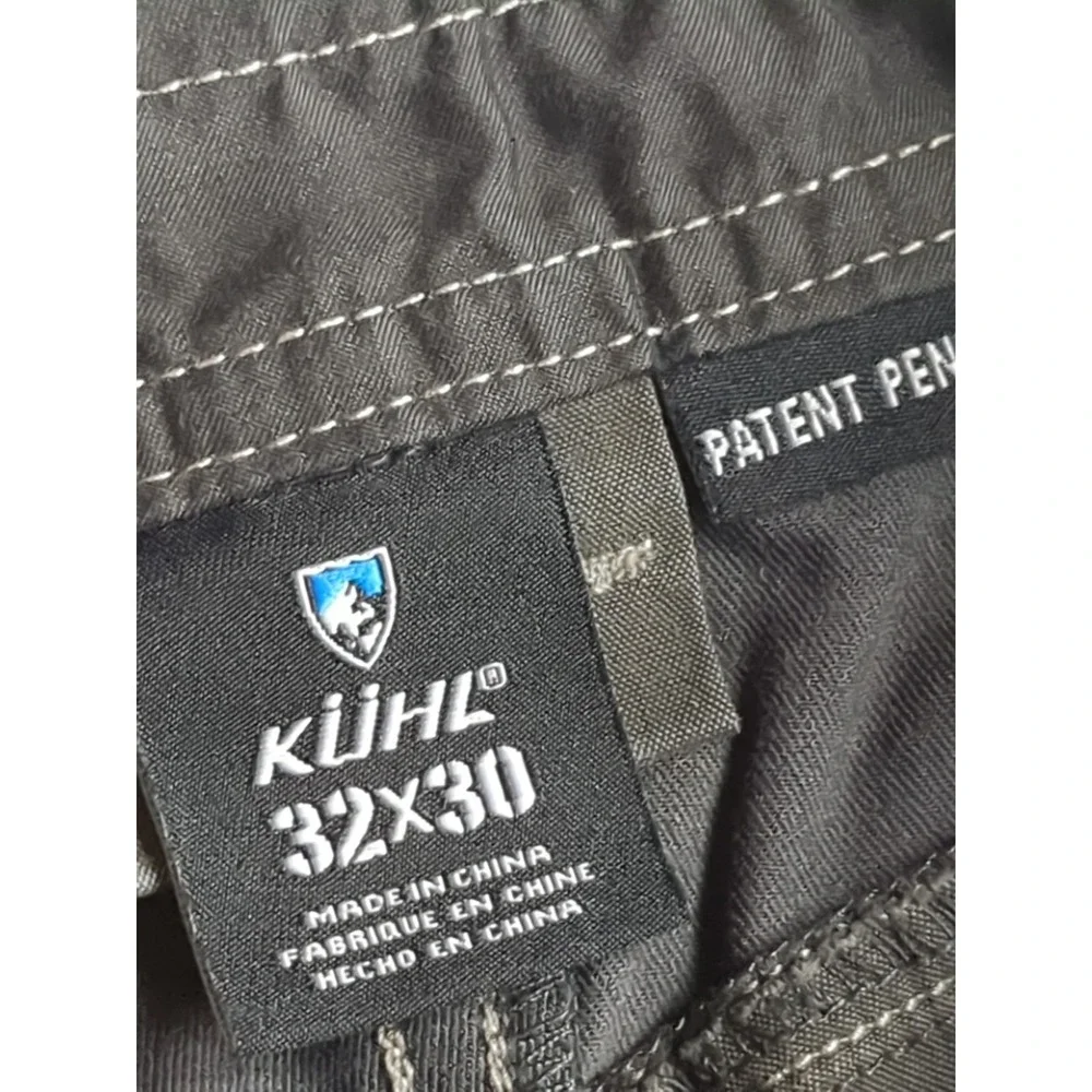 Kuhl Radikl Pants Sz 32 Gray 32X29 FLAW Stretch Mid Rise Straight Leg Hiking
